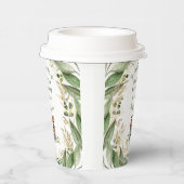 Whimsical Woodland Wonders: Botanisch & tierisch Pappbecher (Rechts)