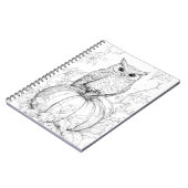 Whimsical Woods Notebook - Autumnal Owl Journal Notizblock (Linke Seite)