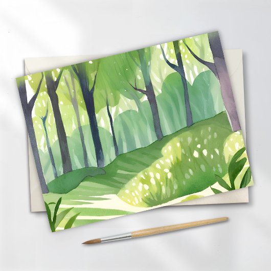 Whimsical Woods | Waldwasserwelt Postkarte