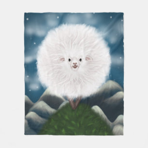 Whimsical Wooly: Alberne Super Fluffy Sheep auf de Fleecedecke