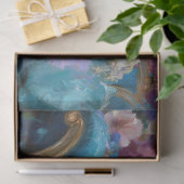 Whimsical Wooly Mammoth Tutu Dinosaur Decoupage Seidenpapier (Geschenk)