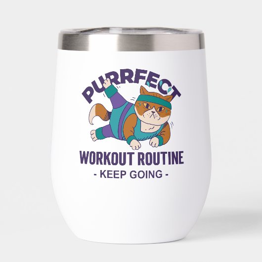 Whimsical Workout Cat (Rückseite)