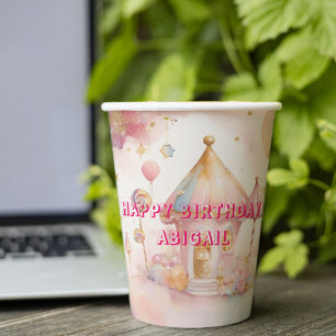 Whimsical Wunder Kerzen und Papier Becher