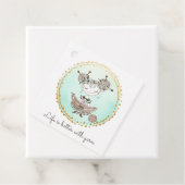 Whimsical Yarn Lover Girl Geschenkanhänger (Beispiel)