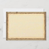 Whimsical Yellow Heart Tree Einladung zur Hochzeit (Rückseite)