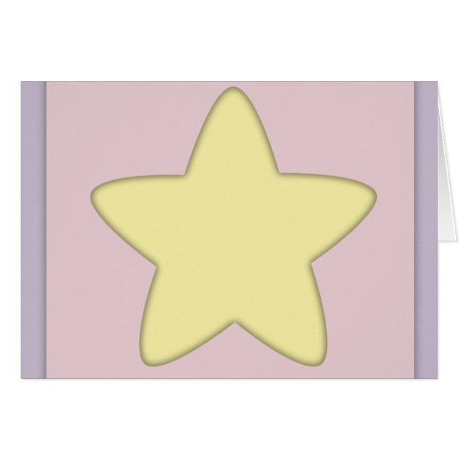 Whimsical Yellow Star (Vorderseite (Horizontal))
