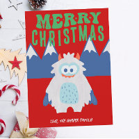Whimsical Yeti Christmas