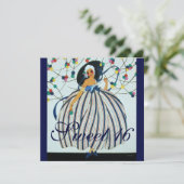 WHIMSICAL YOUNG MIRL SWEET 16 GEBURTSTAG PARTY EINLADUNG (Stehend Vorderseite)