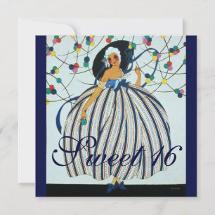 WHIMSICAL YOUNG MIRL SWEET 16 GEBURTSTAG PARTY EINLADUNG