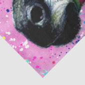 Whimsical Zebra Floral Daisy Decoupage Seidenpapier (Ausschnitt)