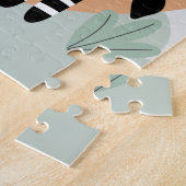 Whimsical Zebra skandinavisch beeinflusst Puzzle (Seite)