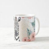 Whimsical Zebras und Fantasy Kaffeetasse (VorderseiteRechts)
