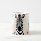 Whimsical Zebras und Fantasy Kaffeetasse (Mittel)