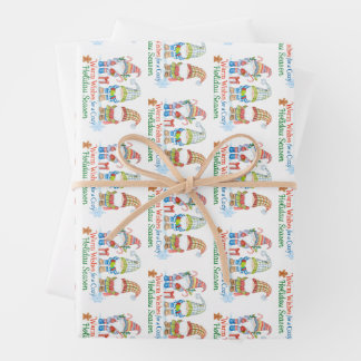 Whimsicale wishes for cozy holiday season geschenkpapier set