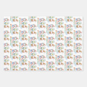 Whimsicale wishes for cozy holiday season geschenkpapier set (Vorderseite)