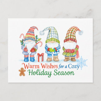 Whimsicale wishes for cozy holiday season postkarte