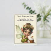 Whimsicaler Alltag Gefühls-Geschichtenbuch-Fee Postkarte (Stehend Vorderseite)