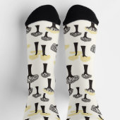 Whimsicaler Baobab-Baum-Muster Socken (Oben)