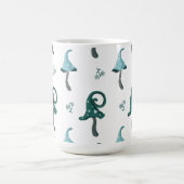 Whimsicaler Blaupilz-Muster-Becher Kaffeetasse (Mittel)