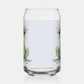 Whimsicaler Frosch mit Blumen Cottagecore-Kunst Dosenglas (Links)