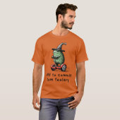 Whimsicaler Froschzauberer auf dem Weg zu Commitom T-Shirt (Vorne ganz)