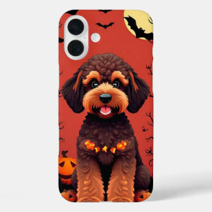 Whimsicaler gruseliger Hundekunst 👻🐶 Magisches H iPhone 16 Plus Hülle