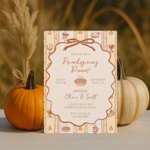 Whimsicaler handgezeichneter Freundesdankfest-Potl