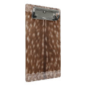 Whimsicaler Hirsch-Papier-Mini-Clip-Board Mini Klemmbrett (Schrägansicht)
