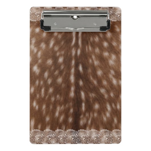 Whimsicaler Hirsch-Papier-Mini-Clip-Board Mini Klemmbrett (Vorderseite)