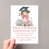 Whimsicaler Kindergarten-Abschlussfeier Acryleinladungen (Insitu (Handheld))