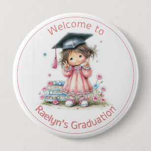 Whimsicaler Kindergarten-Abschlussfeier  Button