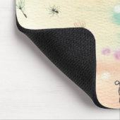 Whimsicaler Löwenzahn-Wiese Mousepad (Ecke)