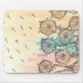 Whimsicaler Löwenzahn-Wiese Mousepad (Vorne)