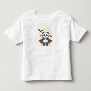 Whimsicaler Panda-Zauberer mit magischem Hut Kleinkind T-shirt