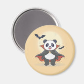 Whimsicaler Panda-Zauberer mit magischem Hut Magnet (Vorderseite/Rückseite)