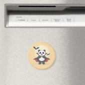 Whimsicaler Panda-Zauberer mit magischem Hut Magnet (In Situ (Geschirrspüler))