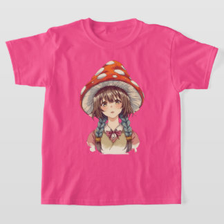 Whimsicaler Pilzhut Fantasy-Natur-Design T-Shirt