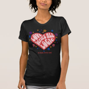Whimsicaler Retro-Romanze T-Shirt
