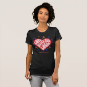 Whimsicaler Retro-Romanze T-Shirt (Vorne ganz)