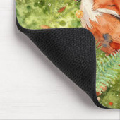 Whimsicaler Schlafender Fuchs | Waldillustration, Mousepad (Ecke)