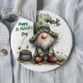Whimsicaler St. Patrick's Day Gnom Button (Beispiel)