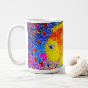 Whimsicaler süßer Goldfisch Tropischer Ozean Kaffe Kaffeetasse