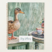 Whimsicaler Teatime mit Ente ( *NEU ) Planer (Vorderseite)