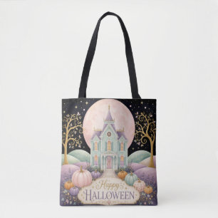 Whimsicaler viktorianischer Spukhaus-Halloween in Tasche