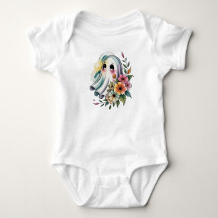 Whimsicaler Vintage-Boho-Geist, Halloween-Geist, Baby Strampler