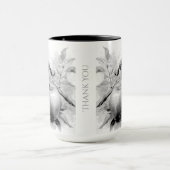 Whimsicaler Vogel & Apfelgenuss Tasse (Zentrum)