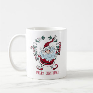 Whimsicaler Weihnachtsmann  Kaffeetasse