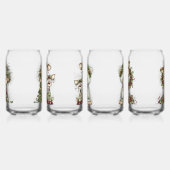 Whimsicalische Weihnachtswaldtiere Dosenglas (Links)