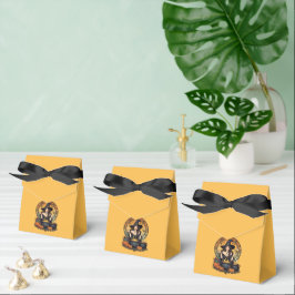 Whimsically Enchanting Witch With Spiders Geschenkschachtel