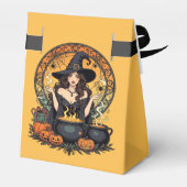 Whimsically Enchanting Witch With Spiders Geschenkschachtel (Rückseite)